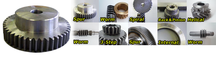 ギヤ コラージュ Spur 3-Step Spiral Rack＆Pinion Internal Helical Worm